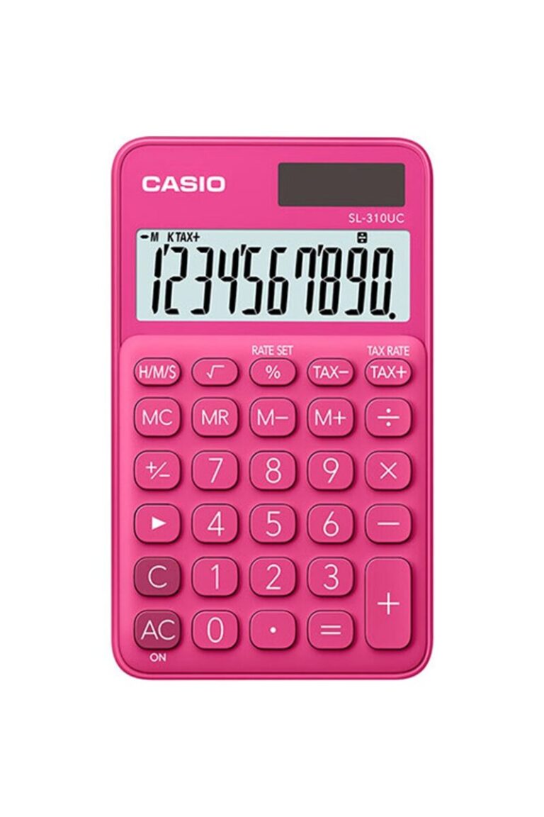 casio sl 310uc rd cep tipi 10 hane koyu pembe hesap makinesi 431318.jpg
