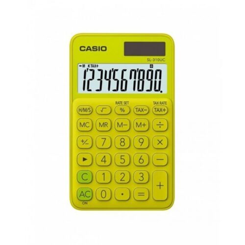 Sl-310Uc-Yg Cep Tipi 10 Hane Sarı Hesap Makinesi