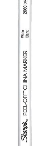 China Permanent Markör Kalem (Çini, Cam, Metal, Plastik) Beyaz (12 Li Paket) S0305061