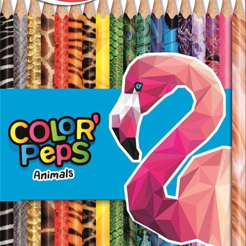 Color'Peps Hayvan Karakter Kuru Boya Kalemi 18 Renk 832218