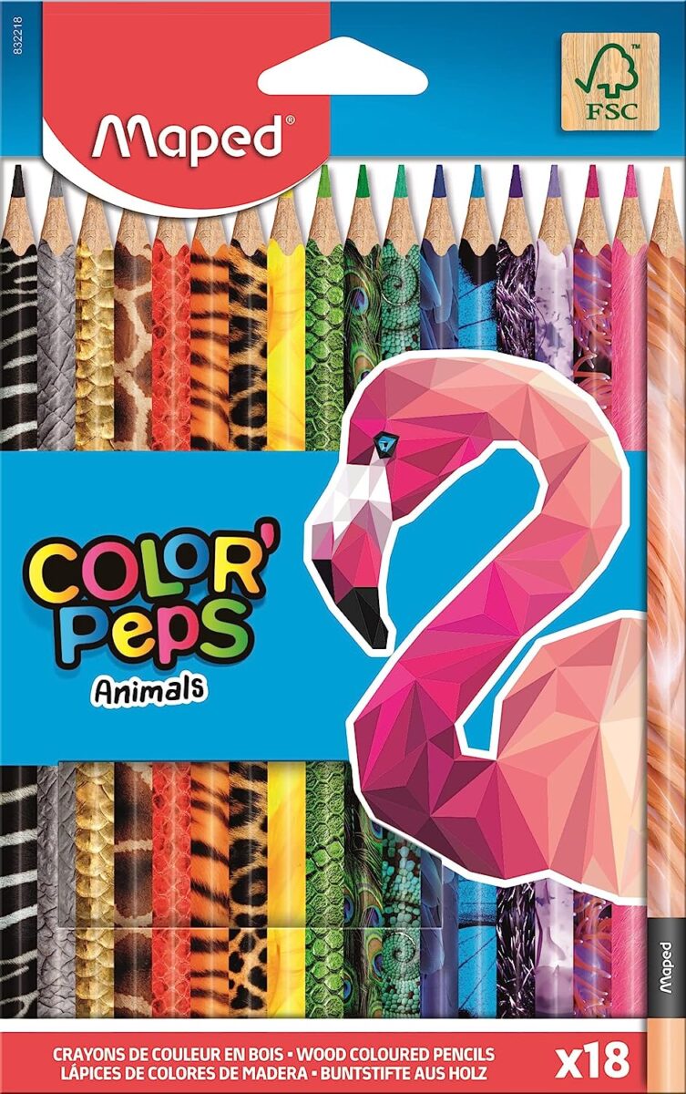 color peps hayvan karakter kuru boya kalemi 18 renk 832218 448076.jpg