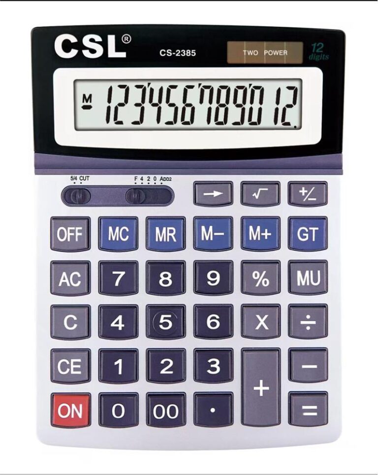 csl cs 2385 12 hane masa tipi oynar baslikli hesap makinesi 495779.jpg