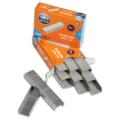 Delta 1552 Zımba Teli Beyaz 24-6 1000 Tel 30 Sayfa B D1552 (10 Paket)