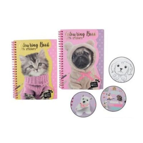 Dolphin Studio Pets A5 Stickerli Not Defteri Pt-7786 (Karışık Renk, 1 Adet)