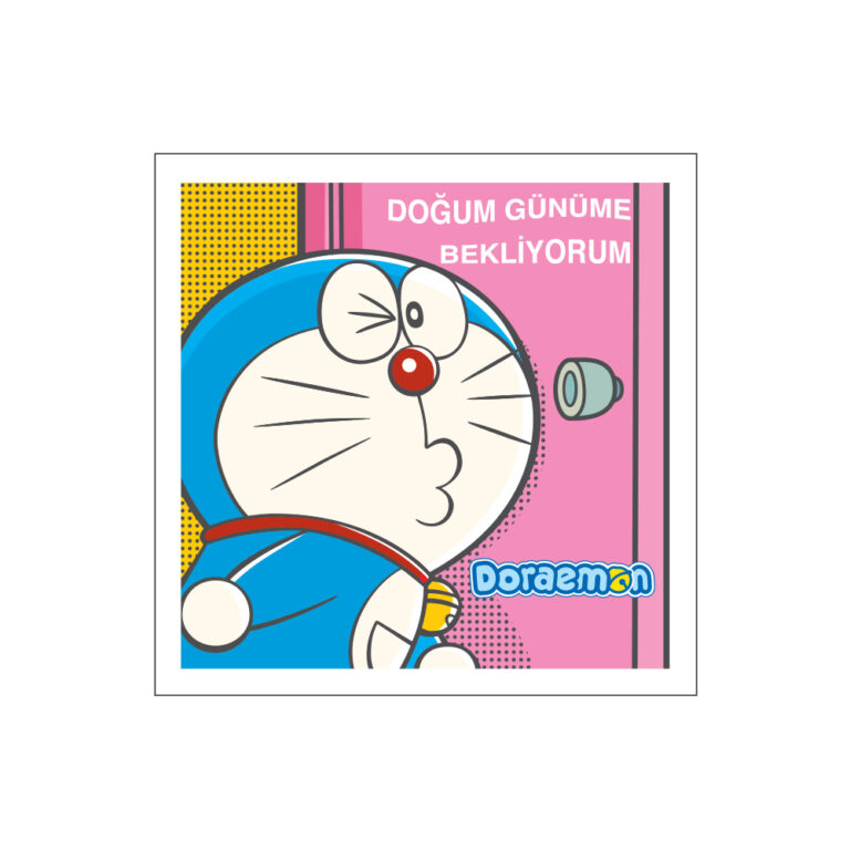 doraemon dogum gunu karti 9x5 5cm zarf 10 lu paket 336618.jpg