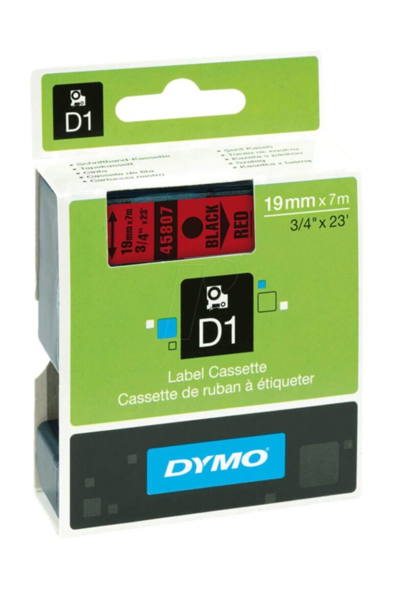 dymo d1 serit 19 mmx7mt kirmizi siyah 45807 456055.jpg