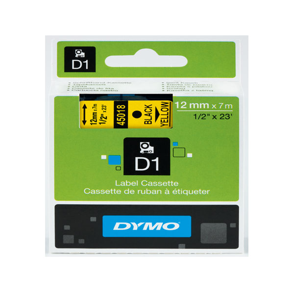 dymo d1 serit s0720580 12 7mt sari siyah 45018 s0720580 56876.png