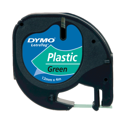 Dymo Letratag Plastik Şerit 12X4 Mt Yeşil 91204 S0721640