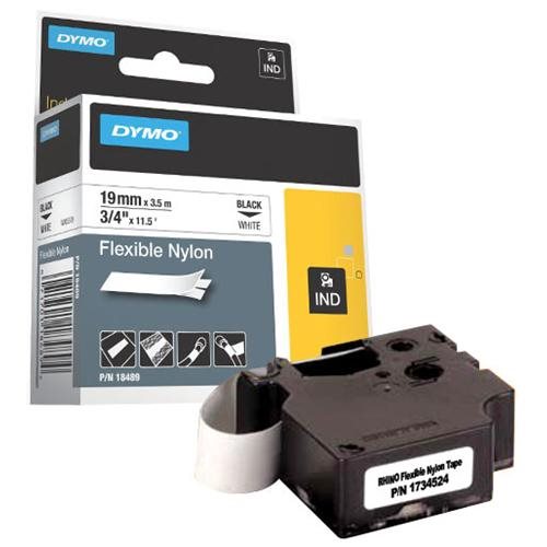 dymo rhino pro etiketi plastik esnek 19 mmx3 5 mt siyah uzerine beyaz 18489 285155.jpg