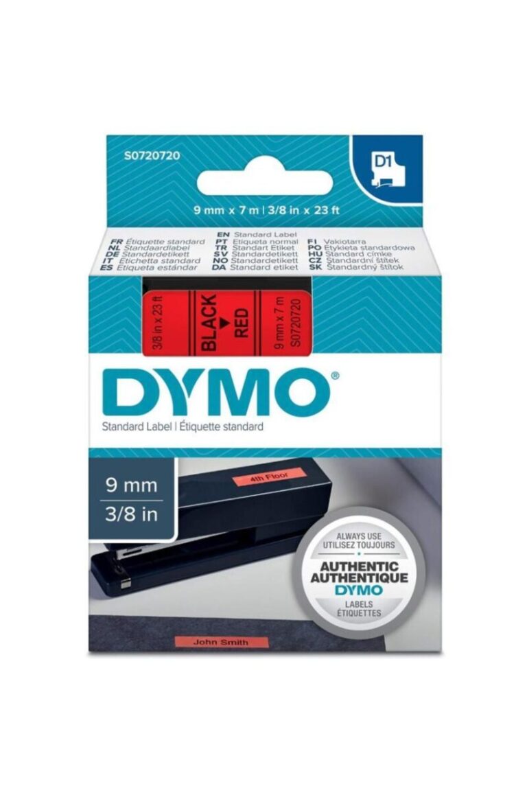 dymo s0720720 d1 yedek serit 9 mmx7mt kirmizi siyah 40917 472365.jpg
