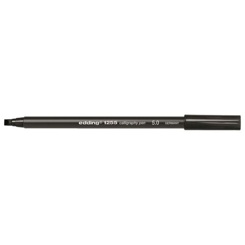 edding 1255 kaligrafi kalemi kesik uclu 5 mm siyah 10 lu paket 231449.jpg