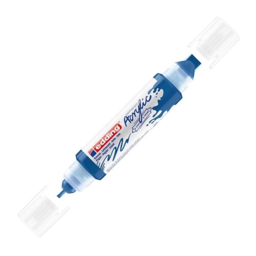 Edding Akrilik Kalem 3D Double Liner Anzer Mavi 903 (5 Li Paket)