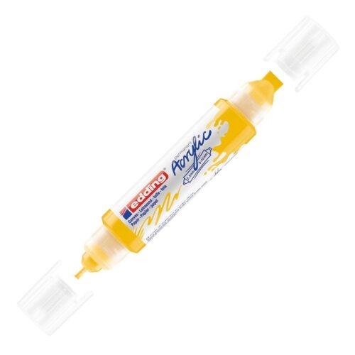 Edding Akrilik Kalem 3D Double Liner Trafik Sarı 905 (5 Li Paket)