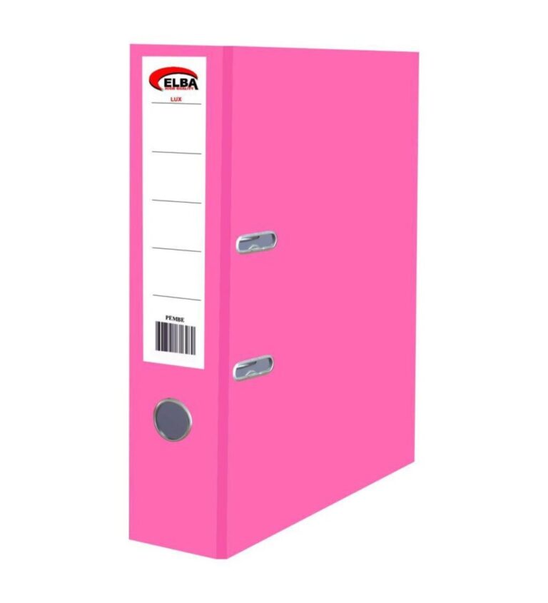elba buro klasor genis plastik pembe 511378.jpg