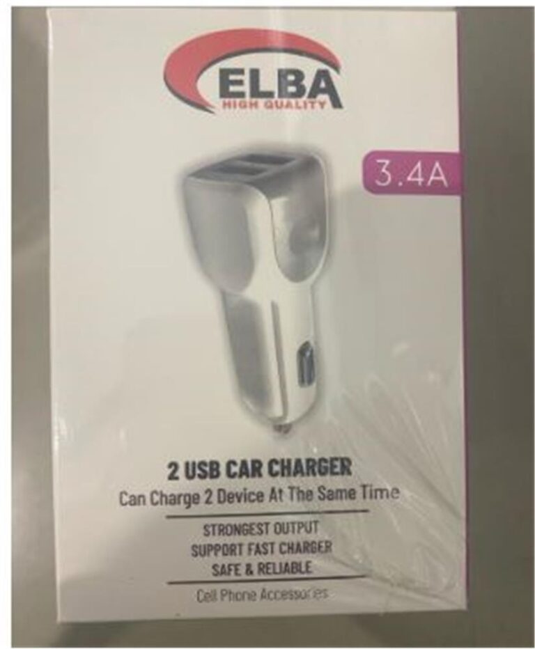 elba elb28 ar3p 3.4a 2usb araç Şarj başlık