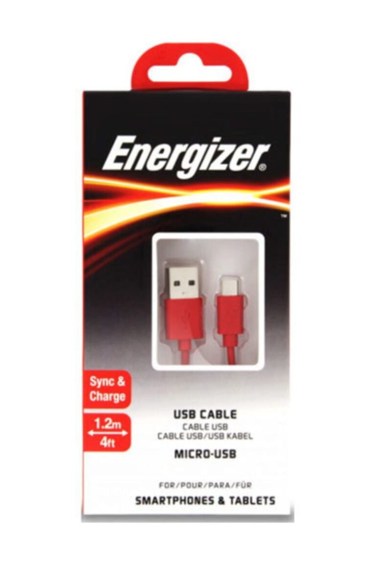 energizer c12ubmcgrd4 1 2m flat micro kirmizi usb kablosu 458832.jpg