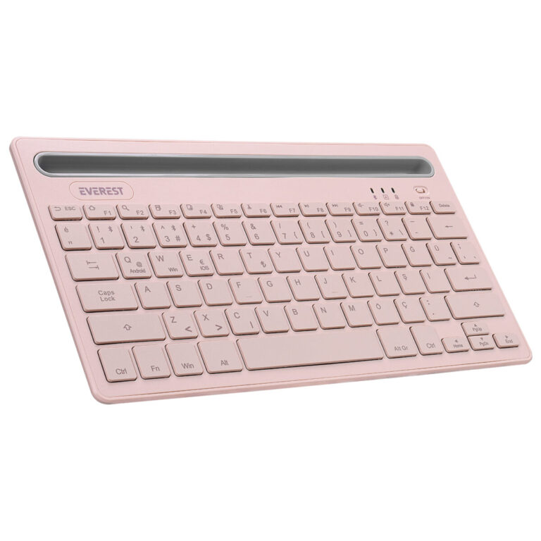 everest kb bt82 pembe gri bluetooth ultra ince sarjli q mac win android ios uyumlu kablosuz klavye 479012.jpg