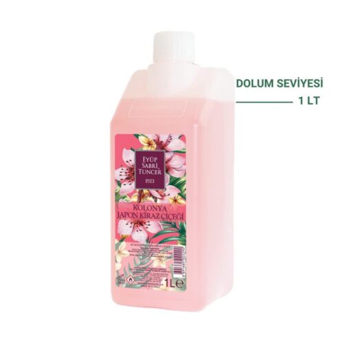 Japon Kiraz Çiçeği Kolonyası Kilit Kapaklı 1 Litre