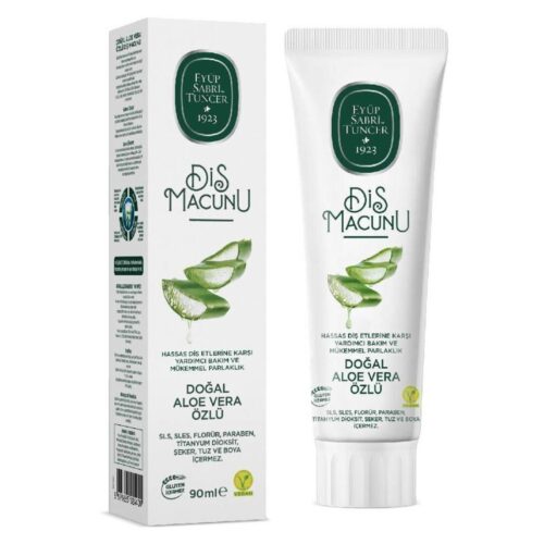 Doğal Aloe Vera Özlü Diş Macunu 90 Ml
