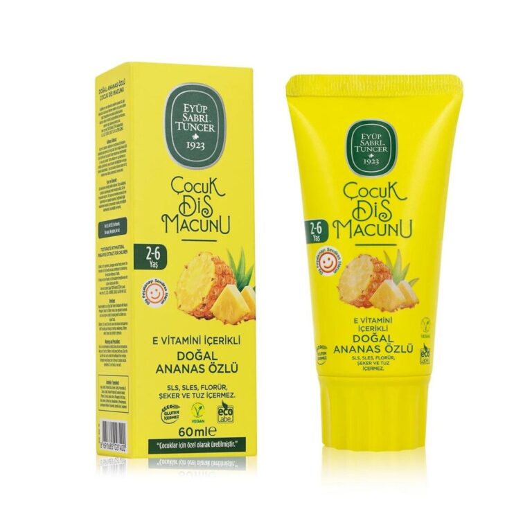 eyup sabri tuncer dogal ananas ozlu 2 6 yas cocuk dis macunu 60 ml 514555.jpg