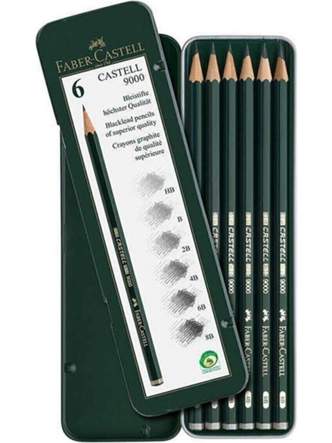 faber castell 9000 art set dereceli karakalem eskiz cizim 6 li paket 519504.jpg