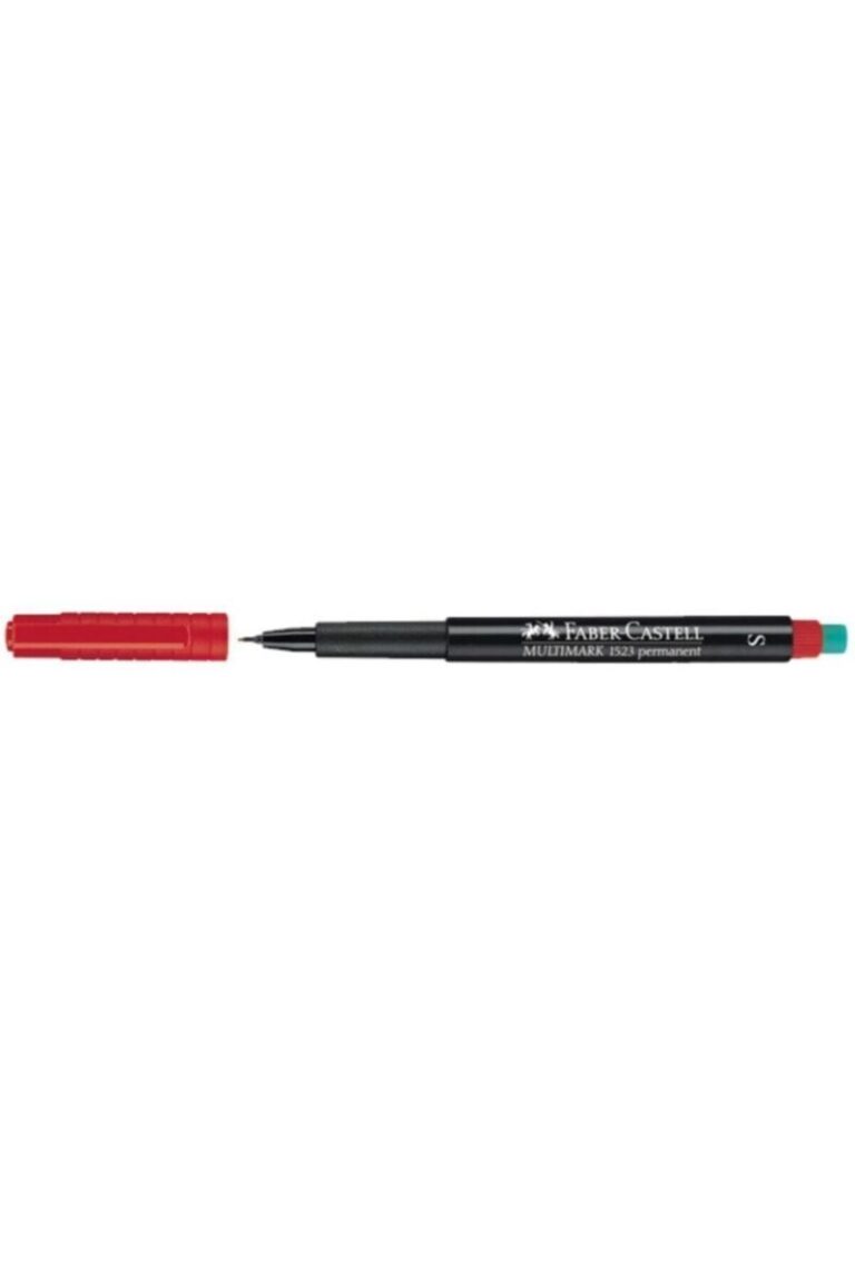 faber castell asetat kalemi permanent s seri kirmizi 15 23 21 489834.jpg