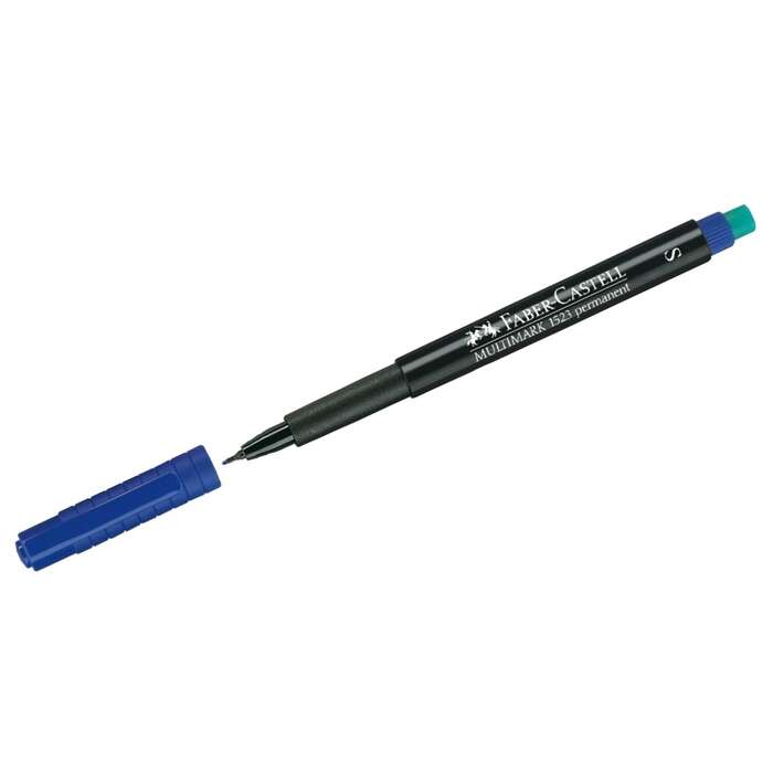 faber castell asetat kalemi permanent s seri mavi 15 23 51 489835.jpg