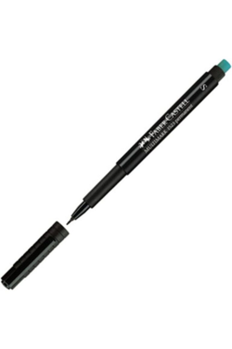 faber castell asetat kalemi permanent s seri siyah 15 23 99 489836.jpg