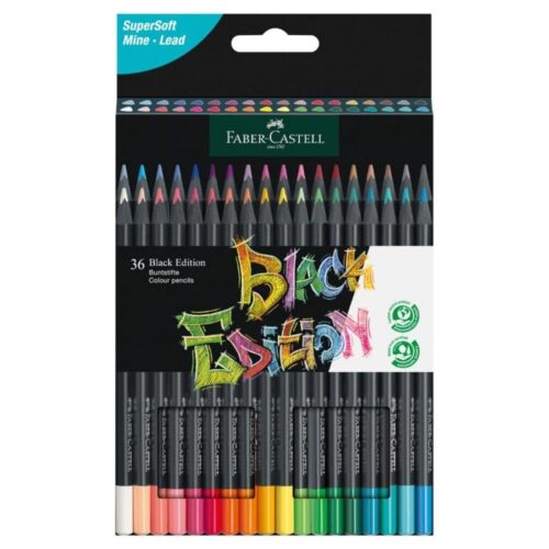 Faber-Castell Black Edition Kuru Boya Kalemi 36 Renk