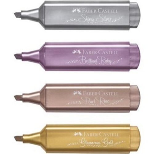 Faber-Castell Bls Fosforlu Kalem 46 Metalik Renk 4 Renk