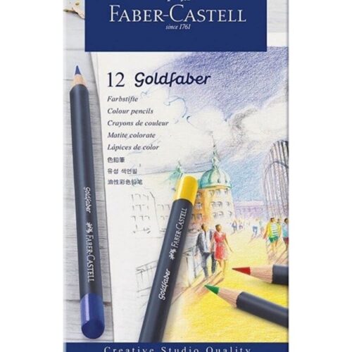 Faber-Castell Creative Studio Goldfaber Colored Kuru Boya Kalemi 12 Renk
