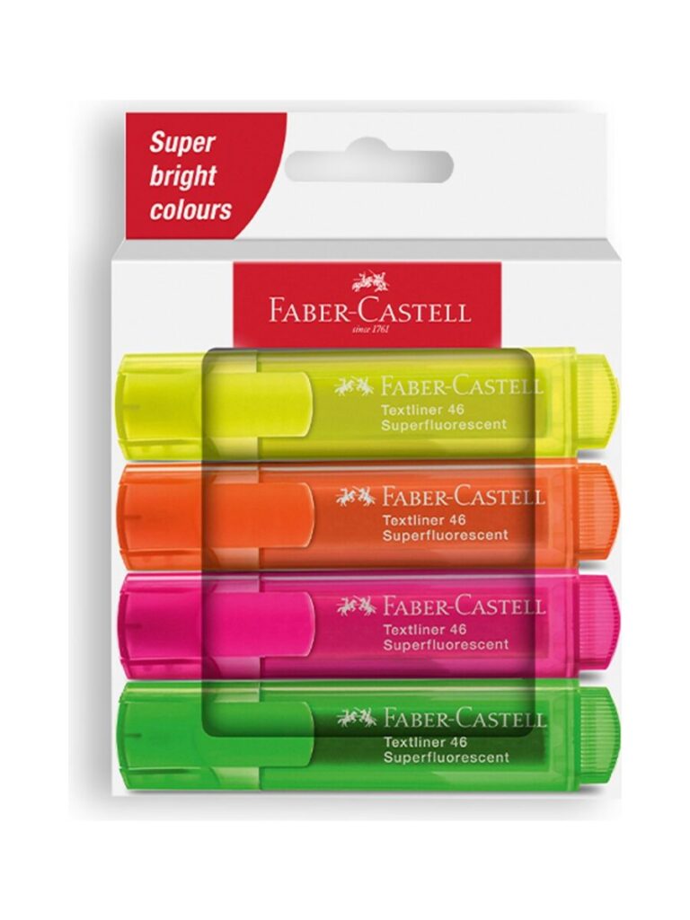 faber castell fosforlu kalem 4 renk seffaf govde 5030254644000 508507.jpg