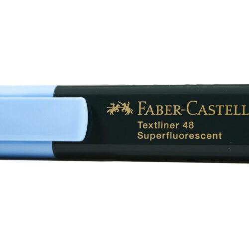 Faber-Castell Fosforlu Kalem Mavi 15 48 51 (10 Lu Paket)