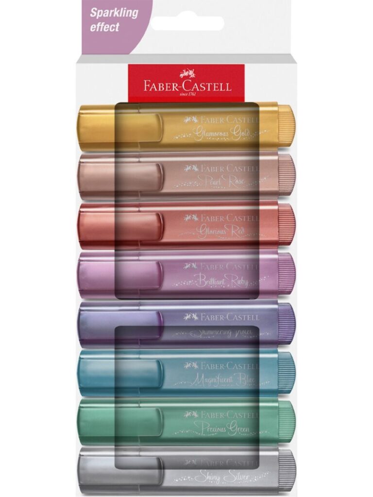 faber castell fosforlu kalem metalik 8 renk 2024 5030254678 509033.jpg