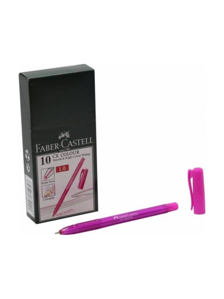 faber castell tukenmez kalem cx colour pembe 10 lu paket 247028 517933.jpg