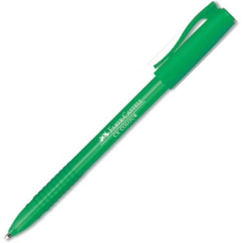 Faber-Castell Tükenmez Kalem Cx Colour Yeşil (10 Lu Paket) 247063