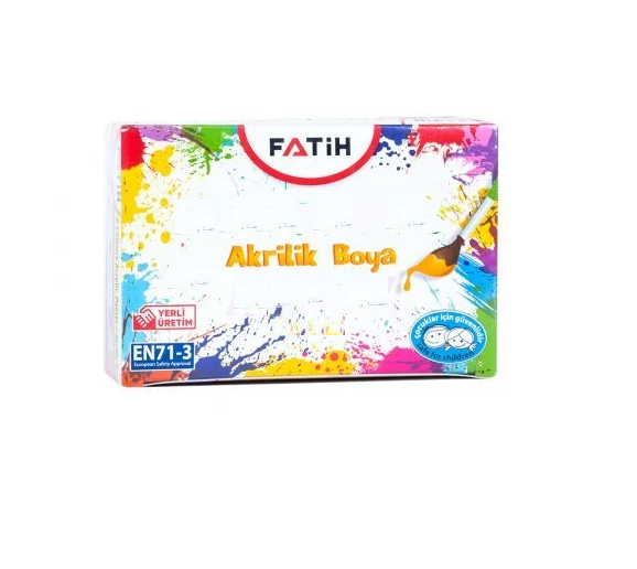 fatih akrilik boya 100 ml beyaz 6 li 426146.png