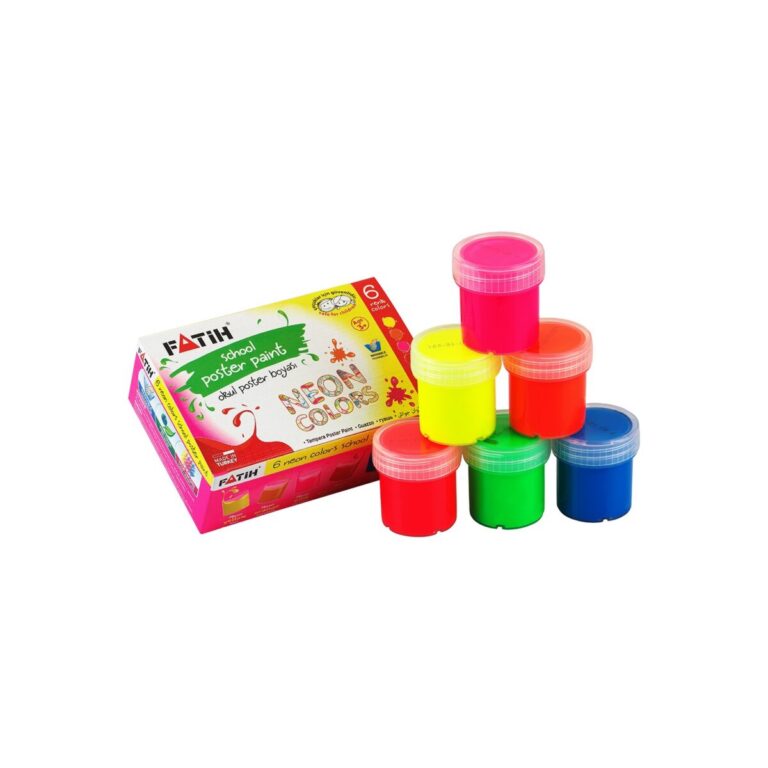 fatih guaj boyasi neon 6 renk 6x25 150 ml fa50430gb6r 303925.jpg