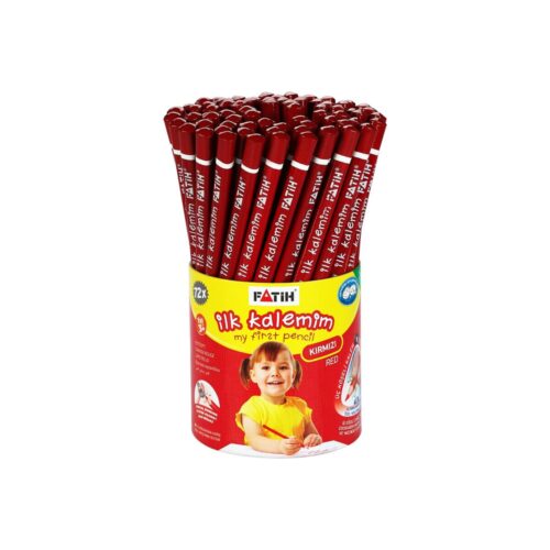 Fatih Jumbo Üçgen Başlangıç Kalemi Kırmızı Fa30000Kkl072 (72 Li Kutu)