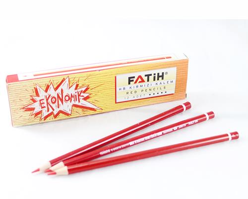 fatih kopya kalemi kirmizi eko hb 12 li 1 paket 12 adet 238675.jpg