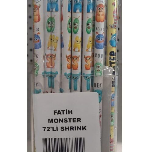 Fatih Kurşun Kalem Monster 17850 (72 Li Paket)