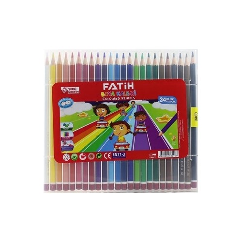 fatih kuru boya kalemi tam boy mercanli cantali 24 renk 33290 305263.jpg
