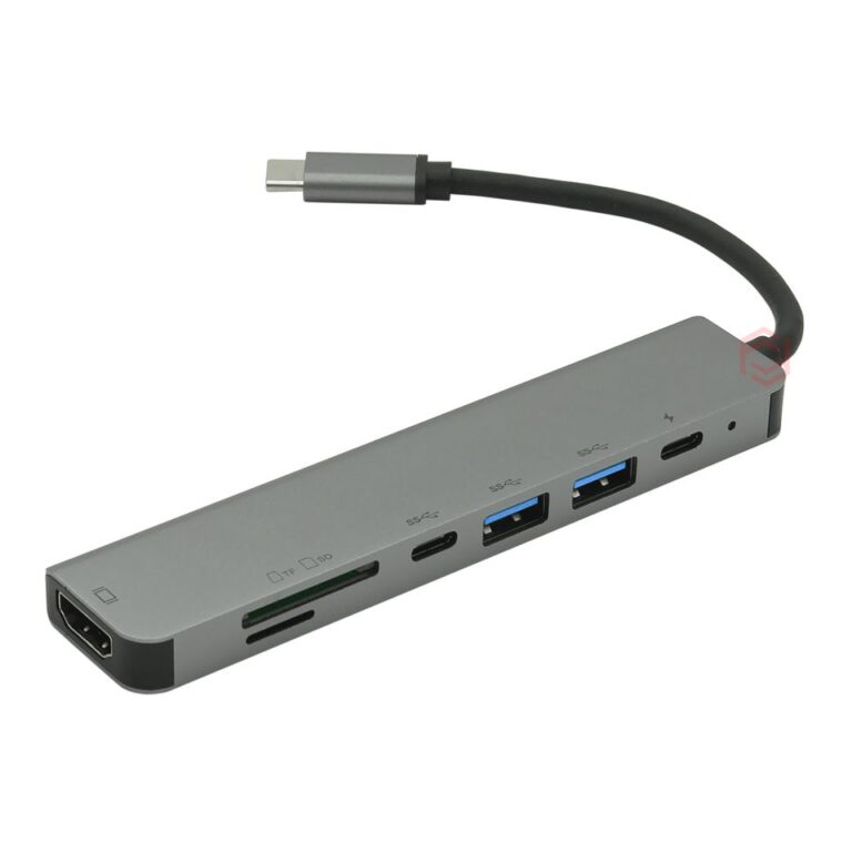 frisby fa 7662tc usb type c hdmi sd tf usb 3 0 adaptor pd sarj 513384.jpg