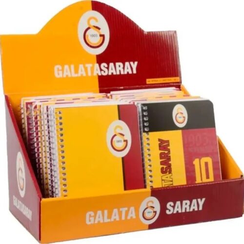 Galatasaray A6 10X15Cm Spiralli Karton Kapak Not Defteri (36 Lı Paket)