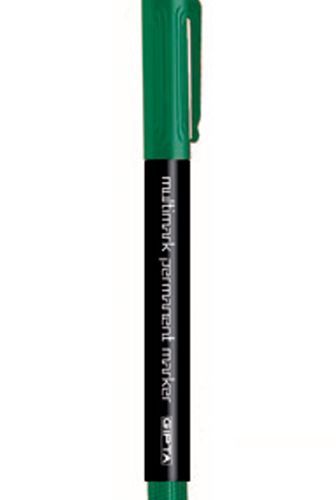Gıpta Asetat Kalemi Permanent Marker M Seri Yeşil F153800 (12 Li Paket)