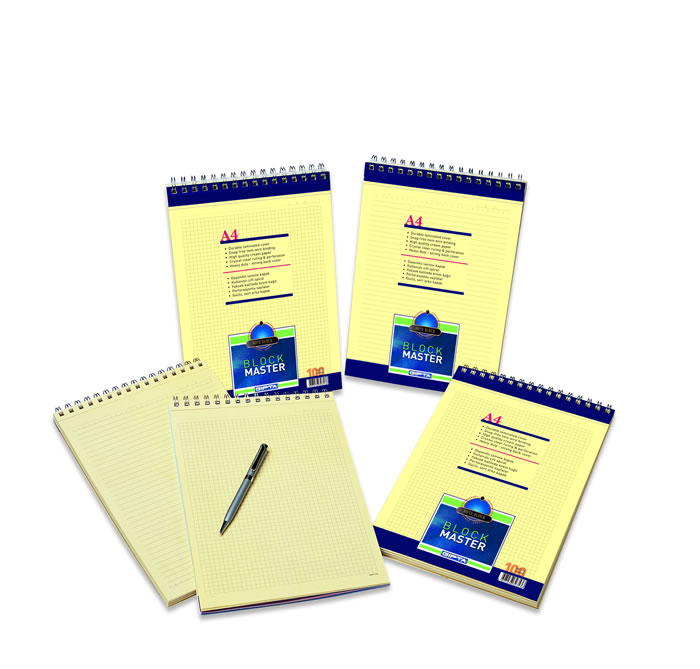 gipta block master a4 spiralli karton kapak bloknot not defteri 100 yaprak cizgili 6 li paket 13 321572.jpg