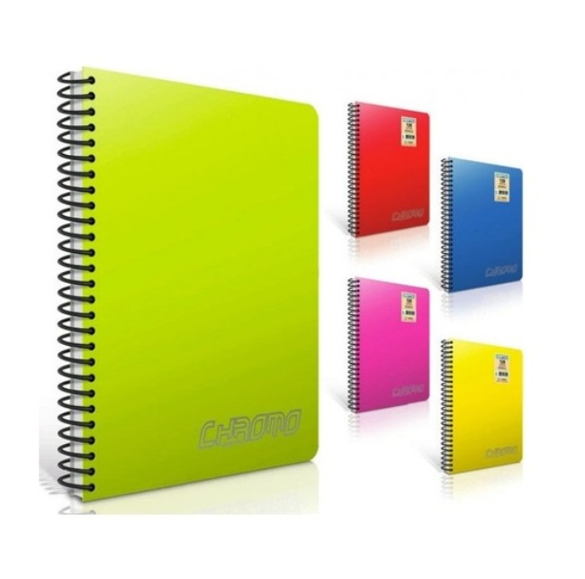 gipta chromo a5 spiralli pp kapak defter 100 yaprak kareli 4 lu paket 2312 320004.jpg