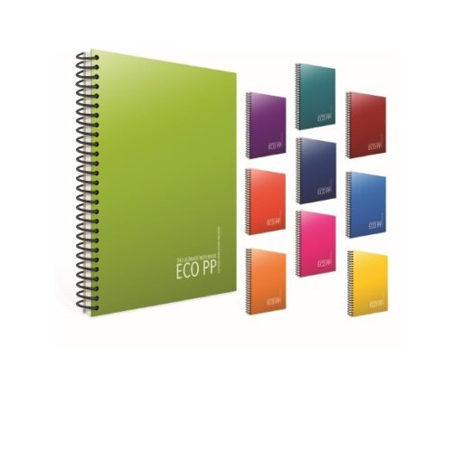 Gıpta Eko Pp Spiralli Plastik Kapak Defter A4 60 Yaprak Çizgili 4175 (12 Li Paket)