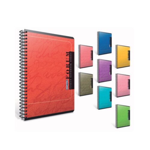 Gıpta Forum A5 Spiralli Karton Kapak Defter 96 Yaprak Kareli (6 Lı Paket) 2259