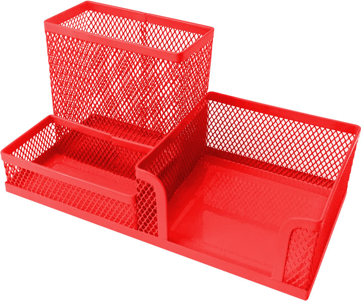 gipta metal masa seti 3 gozlu organizer masa ustu kalemlik notluk seti kirmizi f0072 319136.jpg